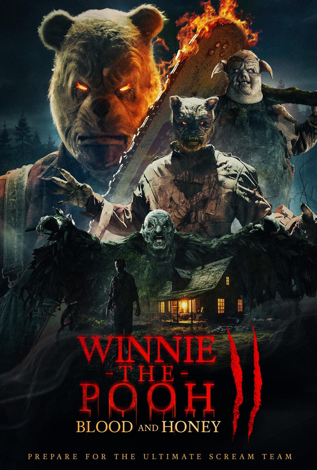 Movie Poster: Winnie The Pooh: Miel y sangre. Parte 2