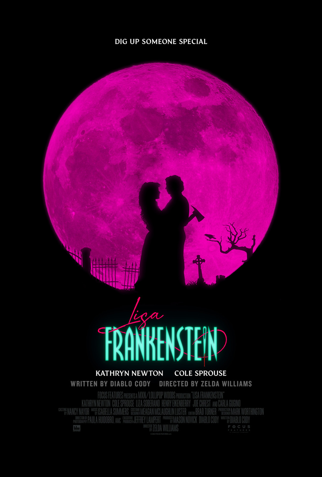 2) Poster de: Lisa Frankenstein