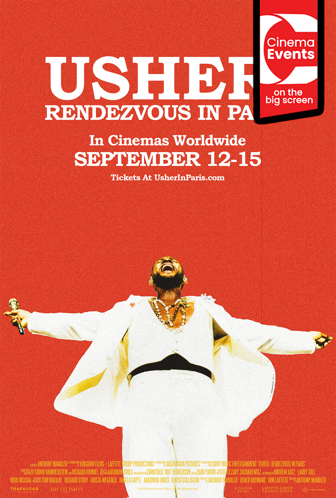 Movie Poster: USHER: RENDEZVOUS IN PARIS