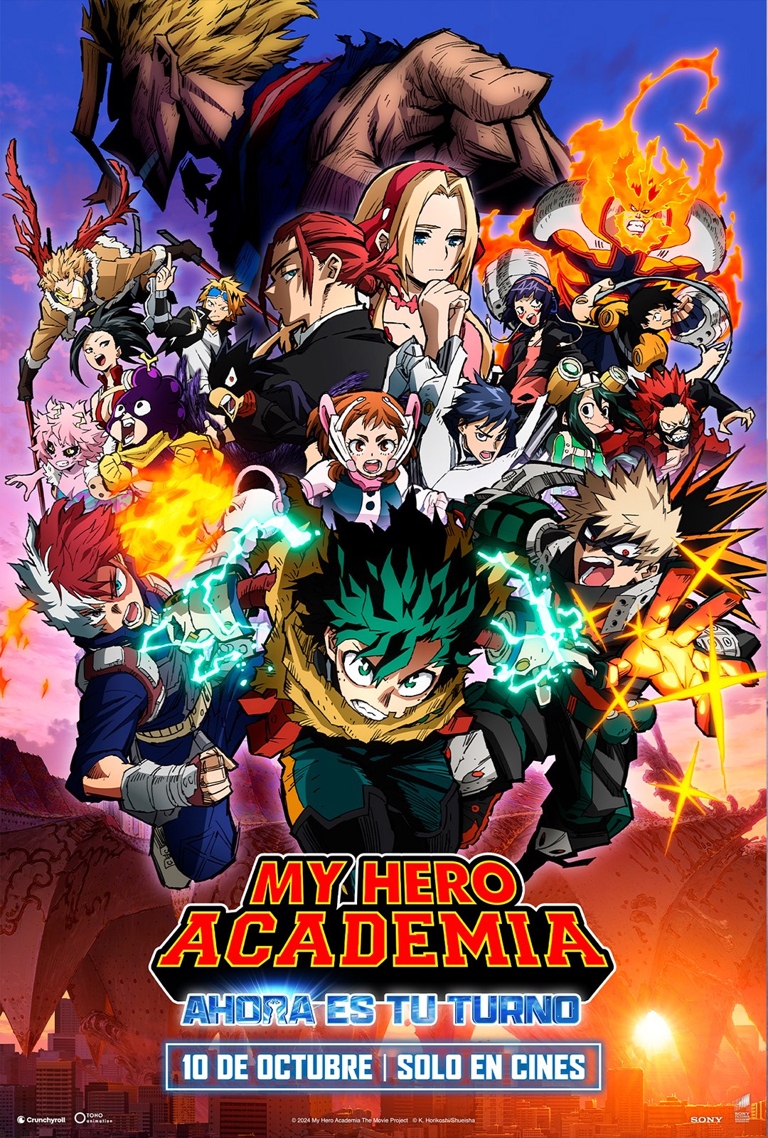 Movie Poster: My Hero Academia: Ahora es tu turno